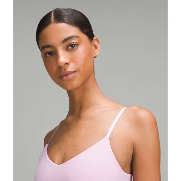 Lululemon Align Cropped Cami Tank Top *Light Support, A/B Cup Vitapink Size 4 - Picture 6 of 10